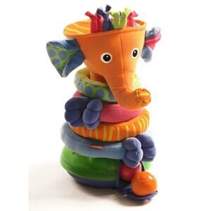 Vintage Stacking Basketball Elephant Toy